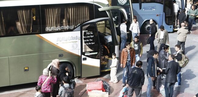 ۶ هزار اتوبوس برای بازگشت زائران از مشهد نیاز است